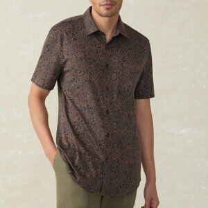 Faherty Short-Sleeve Hermosa Shirt - Citrus Blossom